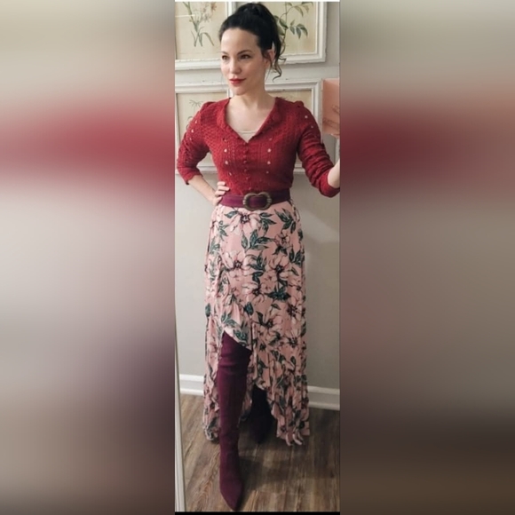 Sezane Noelia Cardigan Cherry - Picture 3 of 3